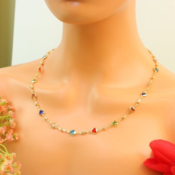 "New Beautiful Design Necklace Chain for Women/Girls, Gift, N581 - Picture 9 of 10